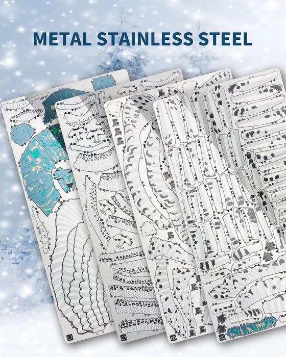 Snowy Owl 3D Metal Puzzle Kit For Adults