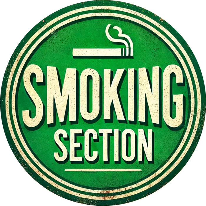 8-Inch Round Metal Sign Durable Wall Art For Home Office Living Room