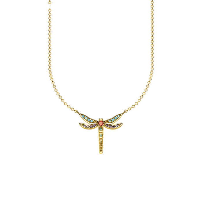 925 Sterling Silver Dragonfly Necklace Playful Jewelry Bohemian