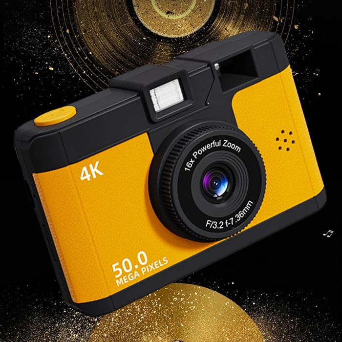 M16 Retro Mini Camera Dual Lens Hd Digital Camera Multi Function Compact Photography Camera Photo Video Camera For Kid Adult