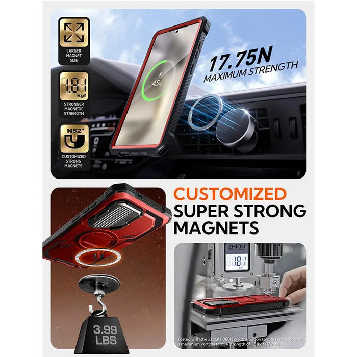 For Samsung Galaxy S25 Ultra 2025 Release 6.9 Inch Armorbox Rugged Case With Built-In Screen Protector