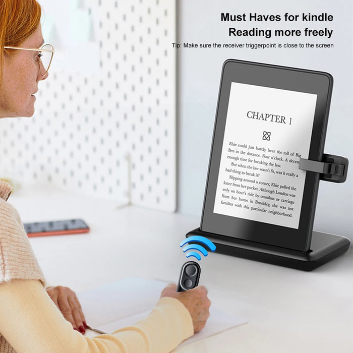 Remote Control Page Turner Camera Camcorder Remote Control Trigger Clicker Page Turner Hands Free Reading For Kindle Accessories