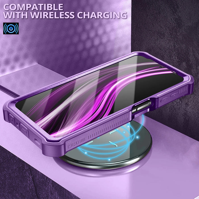 For Samsung Galaxy A32 5G Full-Body Bumper Military Grade Armor Shockproof Hard Case With Built-In Screen Protector