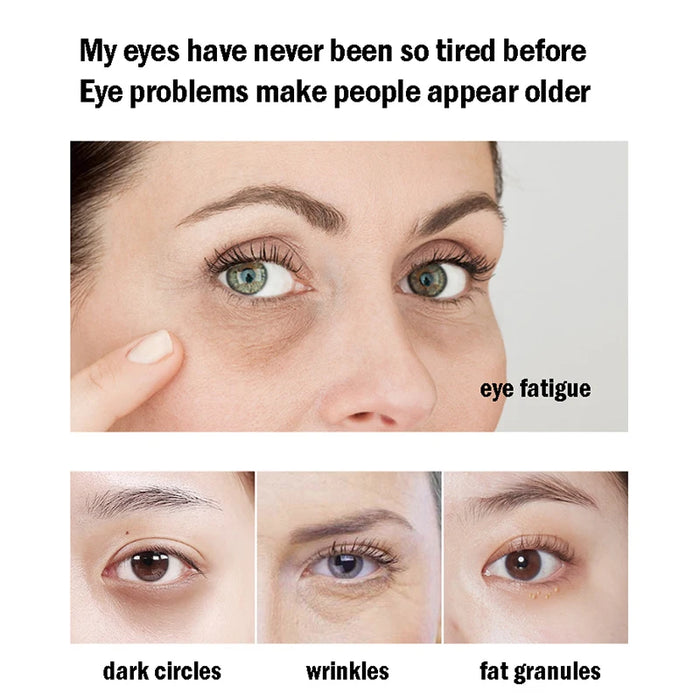 60 Piece Seaweed Gold Collagen Eye Mask Anti Dark Circles & Bags Moisturizing & Anti Aging Eye Patches