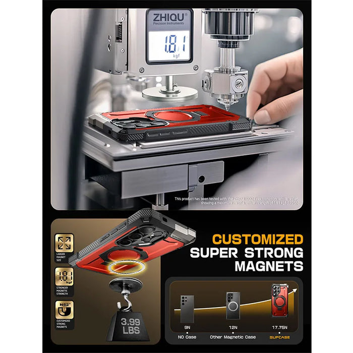 For Samsung Galaxy S25 6.9 Inch Ultra Heavy Duty Magnetic Kickstand Case