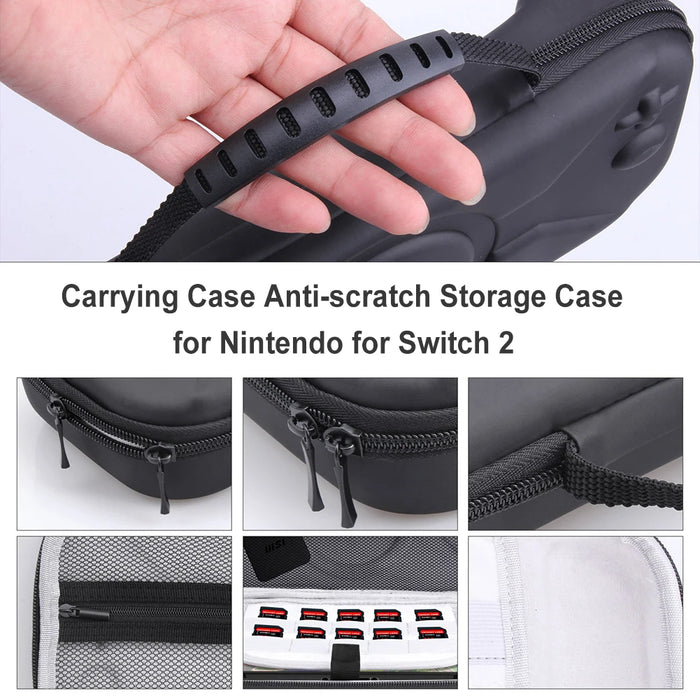 Carrying Case For Switch 2 Portable Carry Case Hard Shell Pouch Shockproof Portable Storage Bag Organizer For Nintendo Switch 2