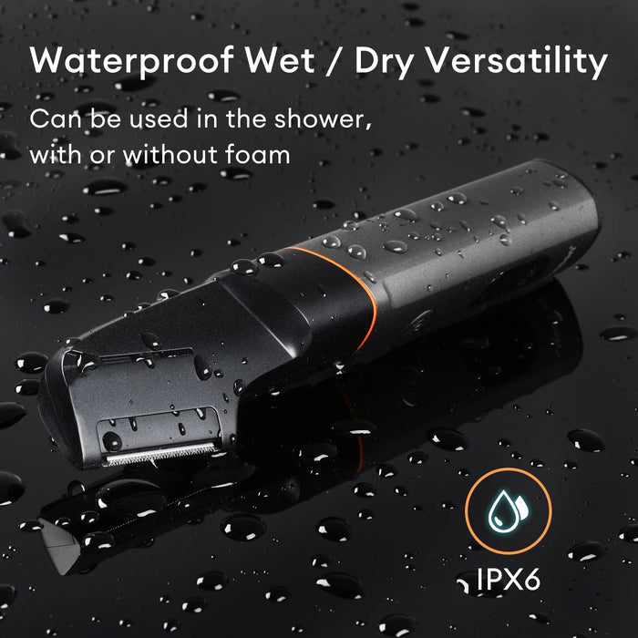 3-In-1 Men Hair Trimmer Kit Waterproof Shaver & Clipper