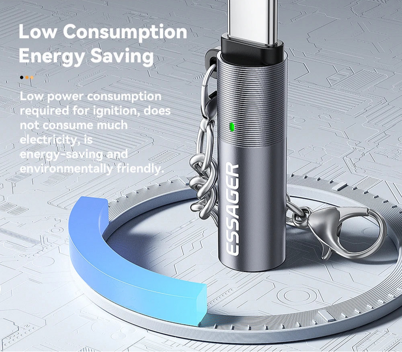 Typec Mini Cigarette Lighter Tungsten Wire Blowing Safety And Energy Saving Without Charging Can Be Carried On The Plane