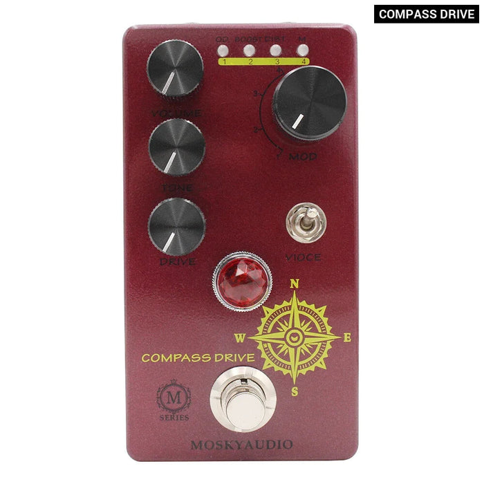 Distortion Overdrive Fuzz Pedal True Bypass