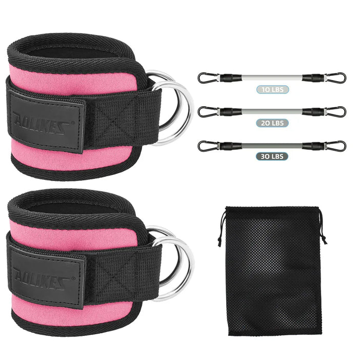Ankle Resistance Bands Cuffs For Leg Workouts