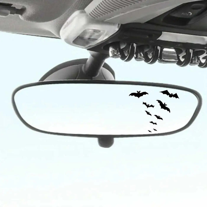 Bat Silhouette Wall Sticker For Car Mirror Decoration Kids Room Decor