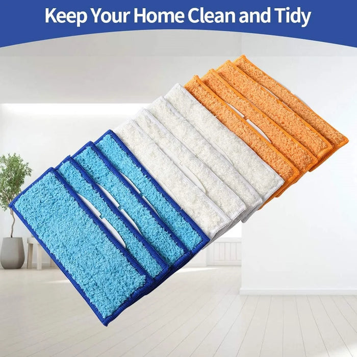12 Pieces Washable Mopping Pads Accessories For Irobot Braava Jet 240 241