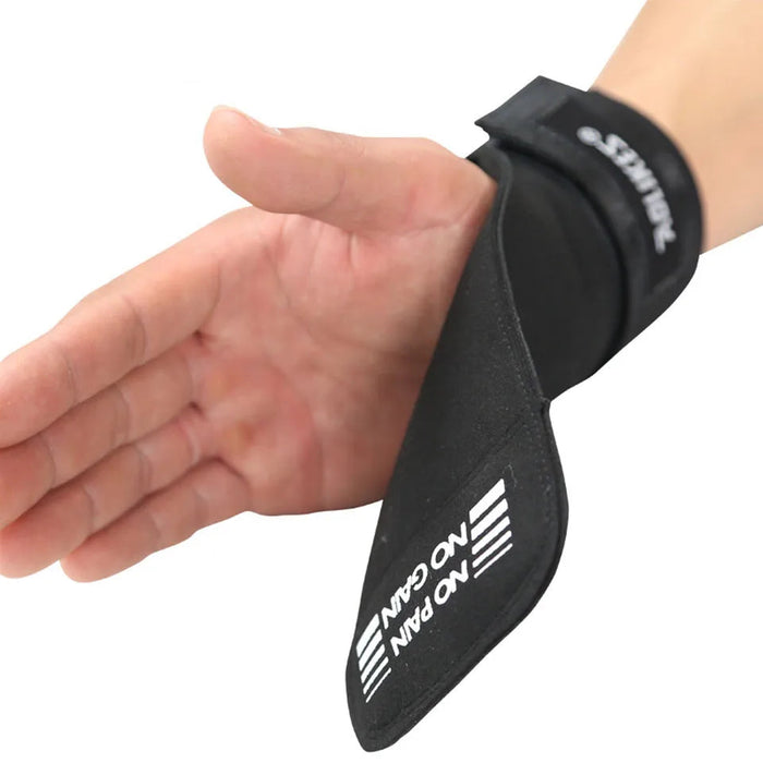 Powerlifting Wrist Straps With Palm Padding Deadlift & Heavy Lift Support