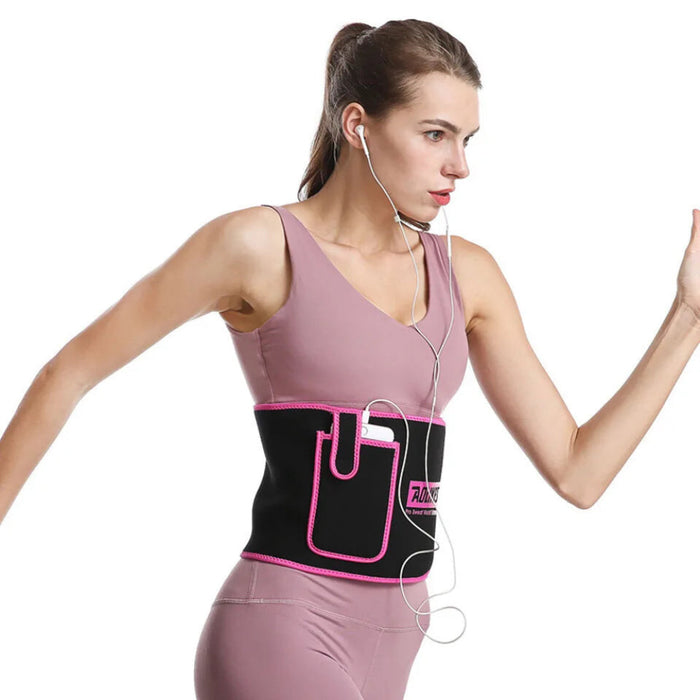 Sports Waist Trimmer Belt Slim Weight Loss Sweat Band For Gym Training