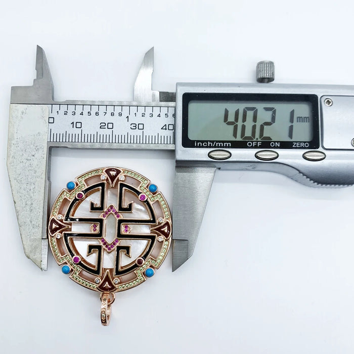 925 Sterling Silver Ethnic Pendant 2022 Spring New Design For Women