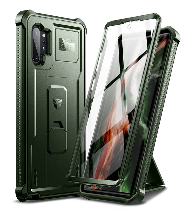 For Samsung Galaxy Note 10+Plus Heavy Military Grade Bumper Shockproof Protective Holder Case With Built In Screen Protector