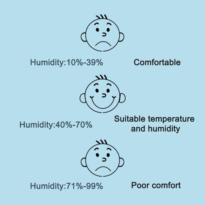 Lcd Digital Thermometer Hygrometer Indoor / Outdoor Temperature & Humidity Meter
