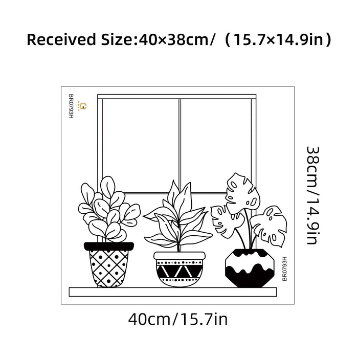 Decorative Plant Pattern Wall Stickers For Home