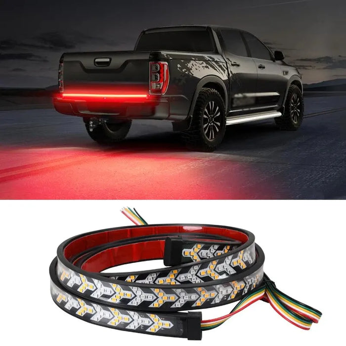 12V Led Tailgate Light For Pickup Trucks Turn Signal Brake Reverse Double Flash