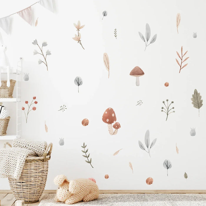Charming Grass Wall Sticker For Kids Room Decor