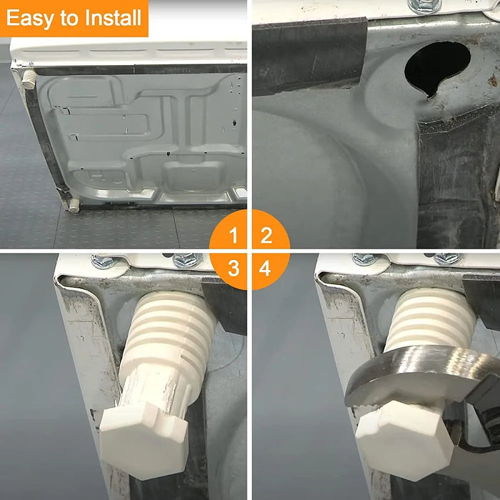 4 Pieces 49621 Ps1609293 Dryer Leveling Leg Feet W10823505 Ap4295805 Ps1609293 Eap1609293 Compatible With Whirl-Pool Dryer Legs