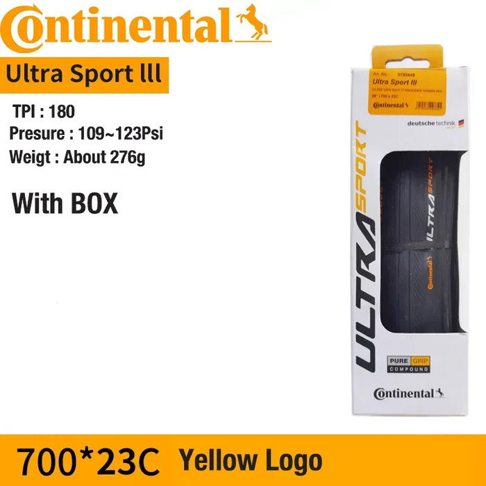 Continental Ultra Sport Iii & Grand Sport Race Road Tire 700X23 / 25 / 28C