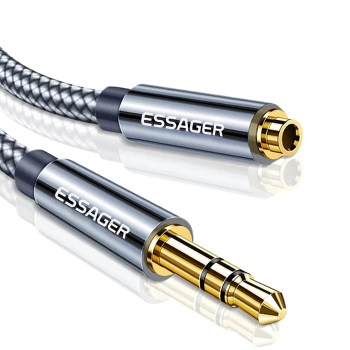 Headphone Extension Cable Jack 3.5Mm Audio Aux Cable 3.5 Mm Female Splitter Speaker Extender Cord For Earphone Adapter