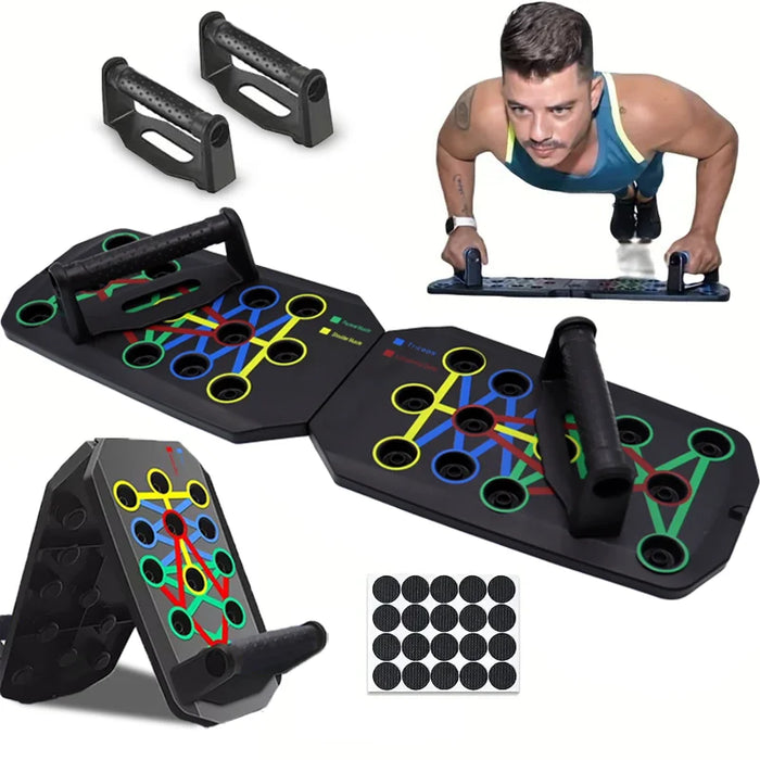 Foldable Push Up Board Set For Full Body Training