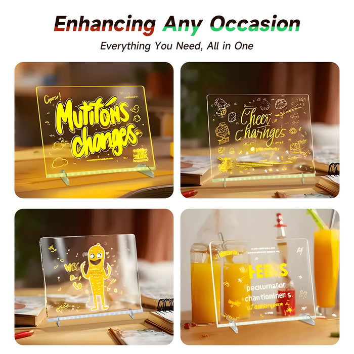 7-Colour Led Message Board With Stand