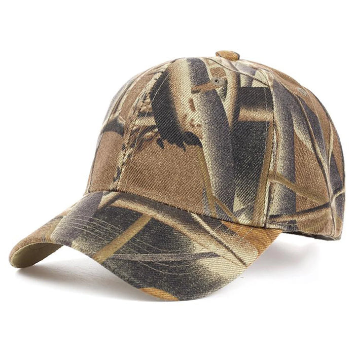 Adjustable Camo Baseball Cap For Outdoor Sun Protection