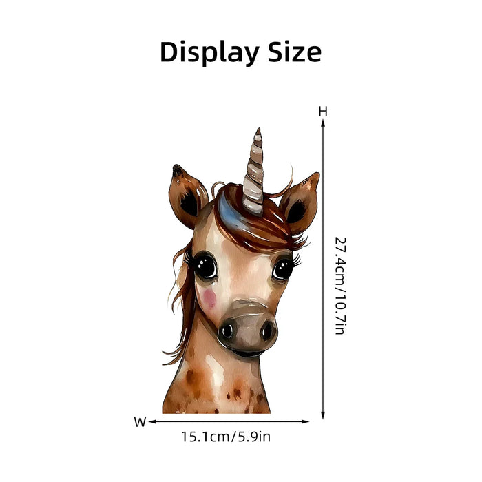 Adorable Unicorn Wall Decals For Kids Room Decor