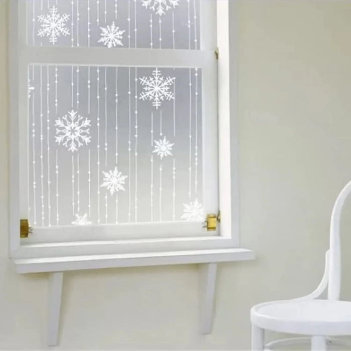 Frosted Snowflake Window Film - Anti-Uv Non-Stick Opaque Static Sticker For Christmas Decor In Home Or Kitchen