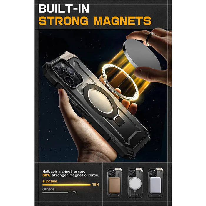 For Iphone 15 Pro Max 6.7 Inch 2023 Ub Grip Anti-Scratch Heavy Duty Rugged Magnetic Phone Case