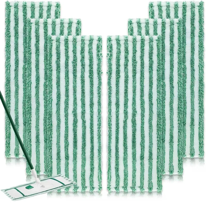 6 Pack Mop Pads Compatible With Libman Wet & Dry Microfiber Mop Reusable Easy To Replace Microfiber Cloth Mop Head Pads