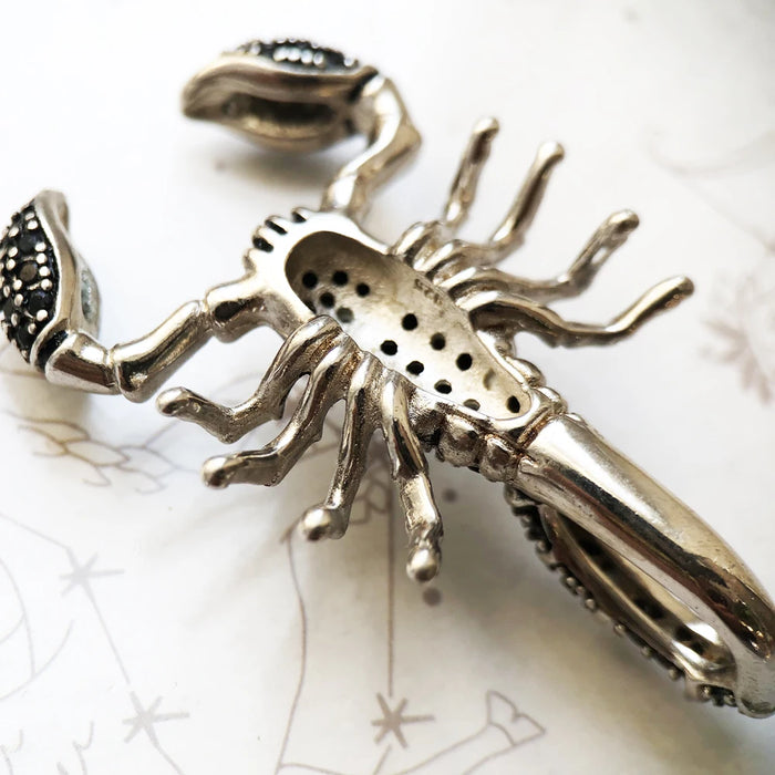 925 Sterling Silver Scorpion Pendant Fashion Jewelry For Men & Women