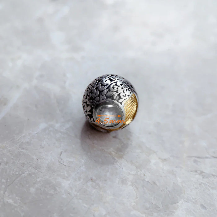 925 Sterling Silver Gold Bead Love Tree Charm European Diy Jewelry Accessory For Women & Men