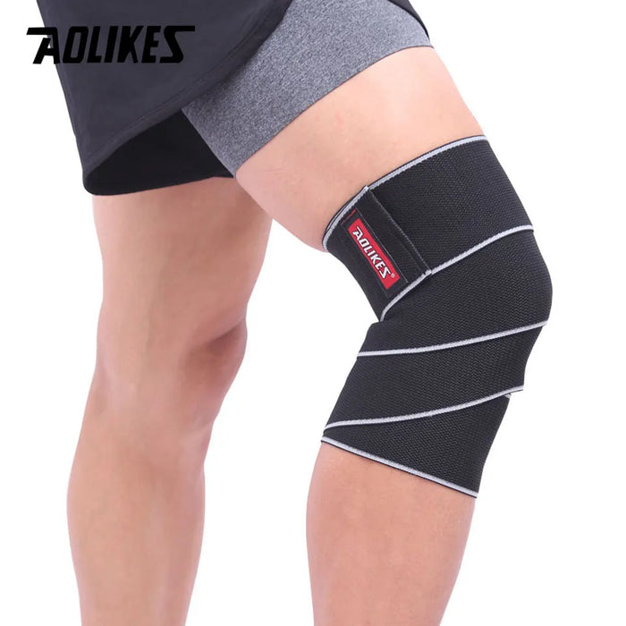 Compression Knee Bandage For Weightlifting & Fitness Prevent Sprains