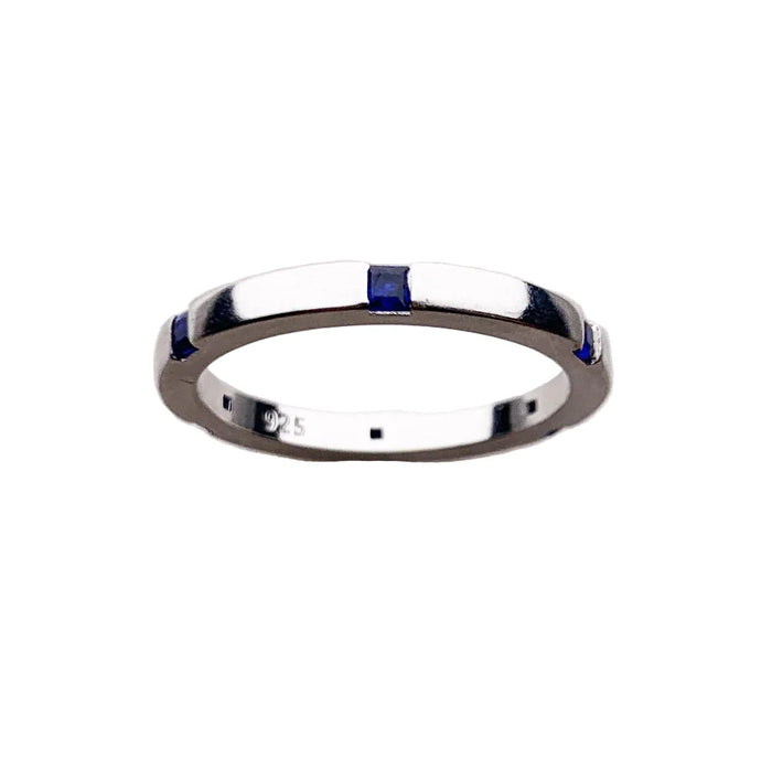 925 Sterling Silver Europe Style Ring With Stones Fine Jewelry For Women Christmas