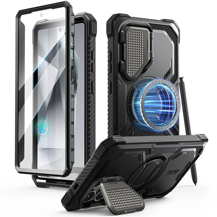 For Samsung Galaxy S25 Ultra 2025 Release 6.9 Inch Armorbox Rugged Case With Built-In Screen Protector