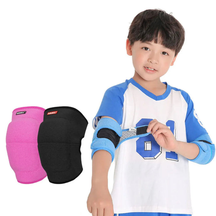 Pair of Kids Elbow Support Pads For Sports & Skating
