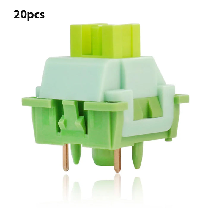 Silent Lime V2 / V3 Mechanical Keyboard Switch Linear / Tactile 5 Pin Hot Swap Diy