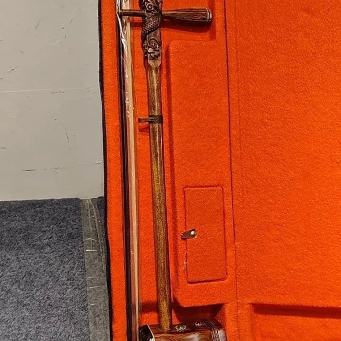 Handmade Rosewood Erhu Traditional 2 String Musical Instrument