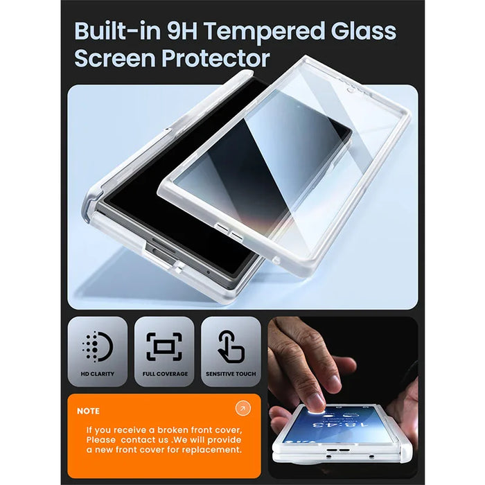 For Samsung Galaxy Z Fold 7 Cosmo Full Protective Hinge Protection Magnetic Case With Magsafe Stand & S Pen Holder