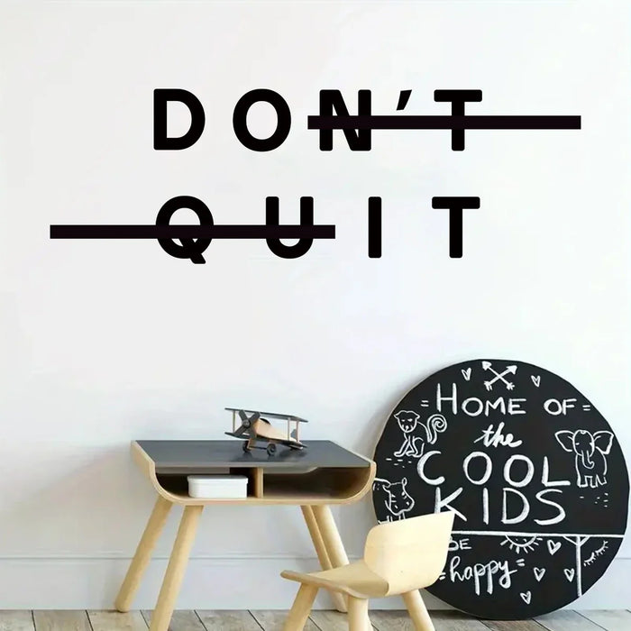 1Pc Inspirational Do Ti Wall Sticker For Study Room Decor Removable Decal