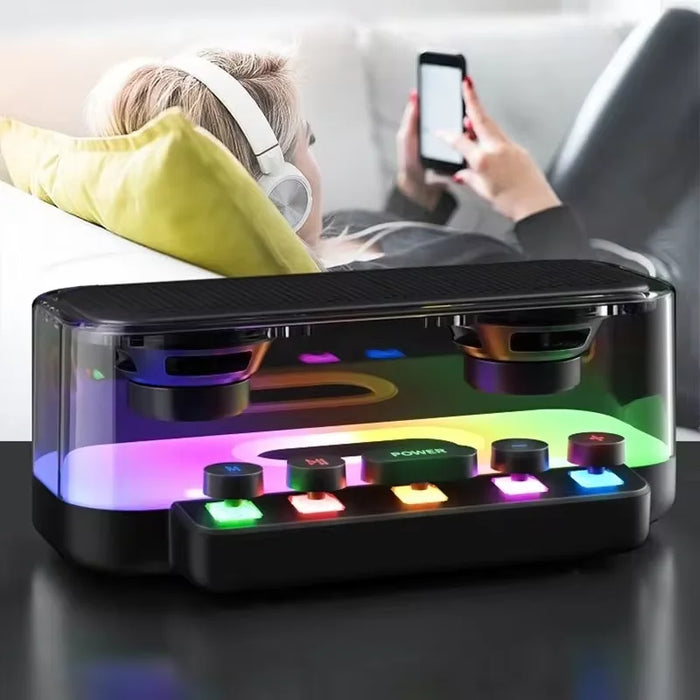 Hifi Bluetooth Speaker With Colourful Lights & Long Playtime