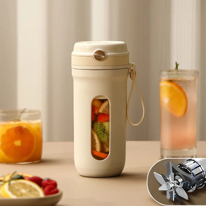 10-Blade Usb Rechargeable Portable Juicer