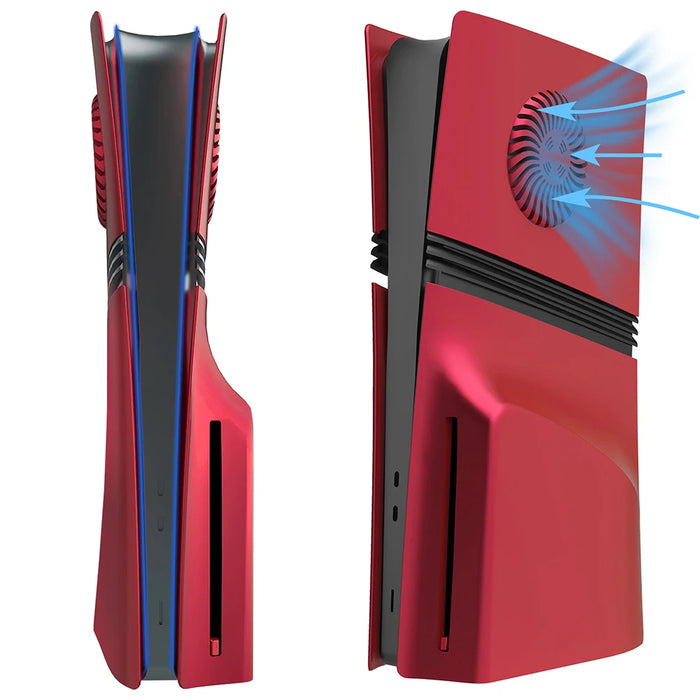 For Ps5 Pro Cover Face Plate Replacement Shell Anti-Scratch Faceplate With Cooling Vent For Ps5 Pro Disc / Digital Edition Console