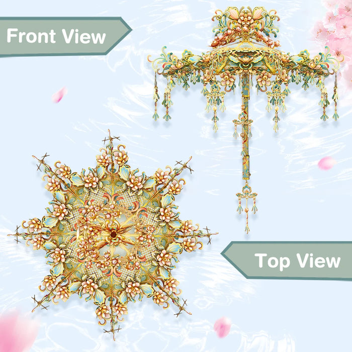 279 Piece 3D Metal Umbrella Puzzle Kit For Adult Diy And Home Decor