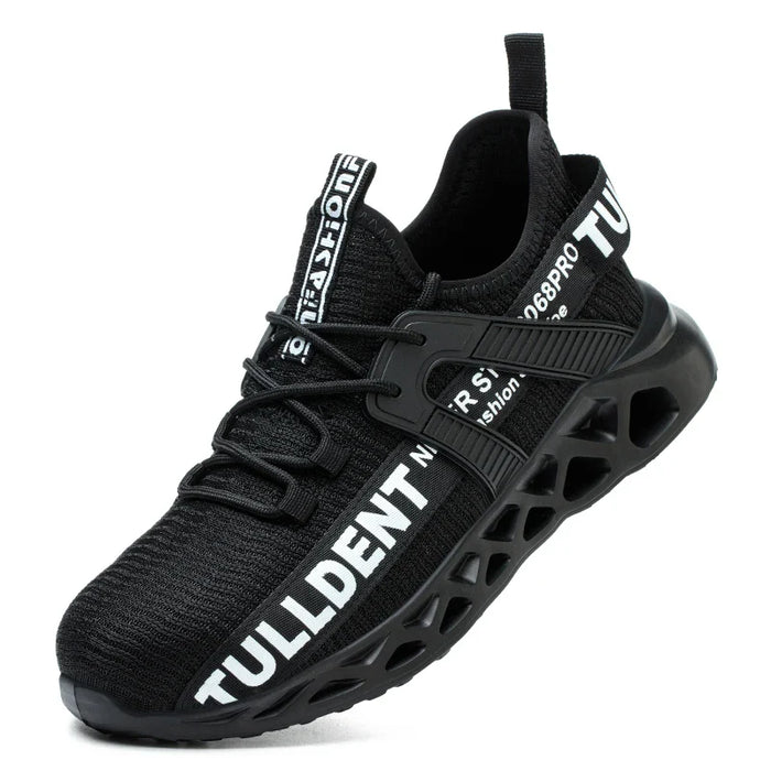 Mens Steel Toe Work Sneakers Anti Impact & Anti Piercing Indestructible Protection