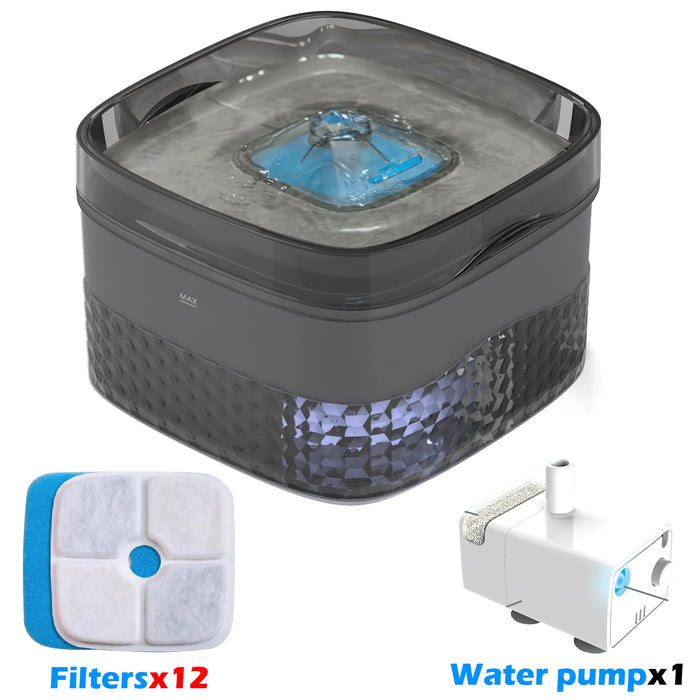 Large Pet Water Fountain For Dogs & Cats Automatic Dispenser